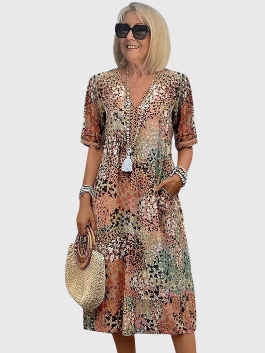 Heather | Elegant Midi Summer Dress