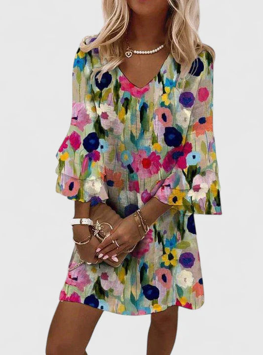 Jessica | Floral Mini Summer Dress