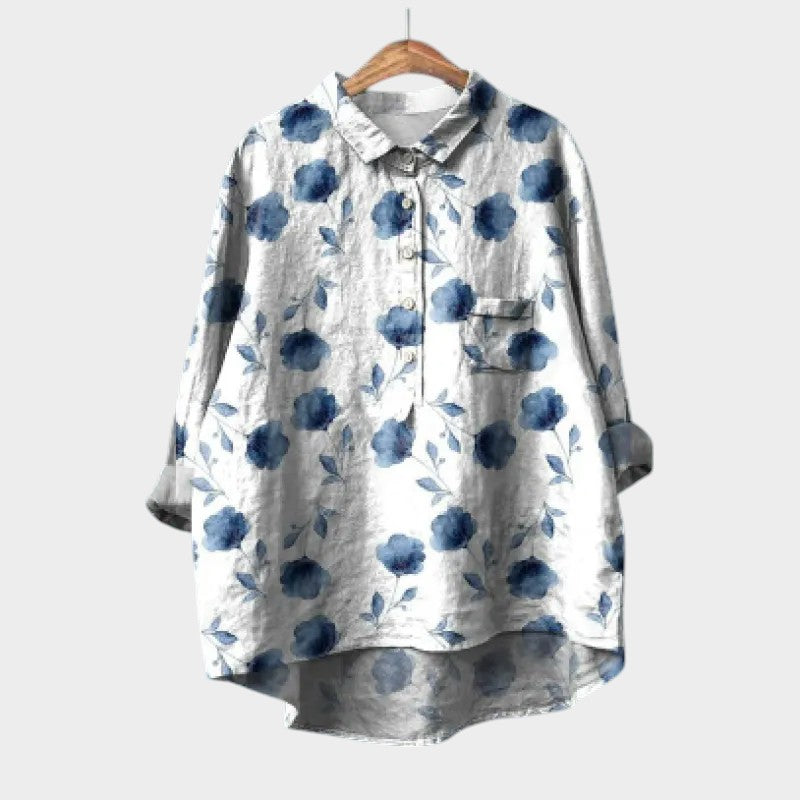 Eleanor | Floral Nature Print Blouse