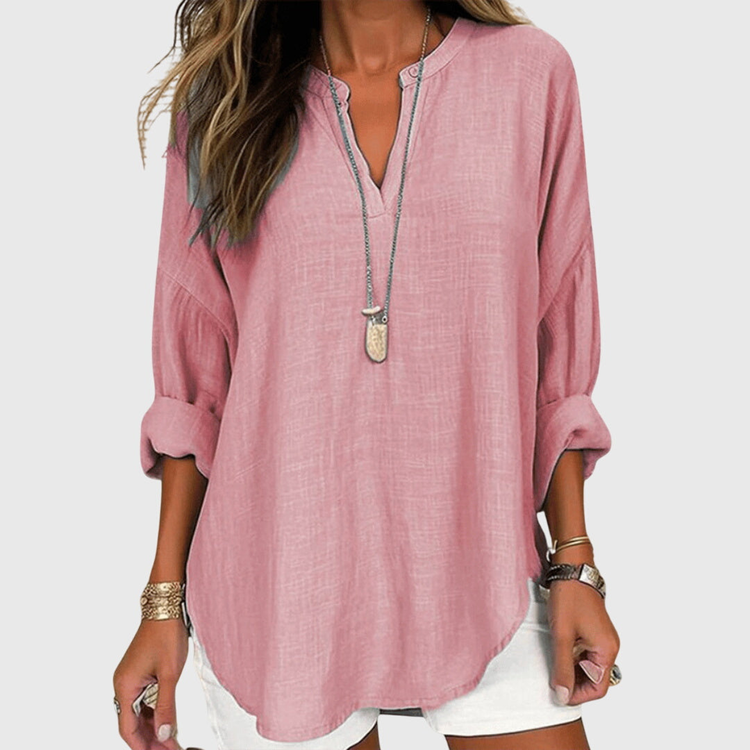 Hailey | Comfortable V-Neck Tunic Top