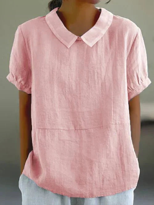 Lena | Peter Pan Collar Blouse Shirt