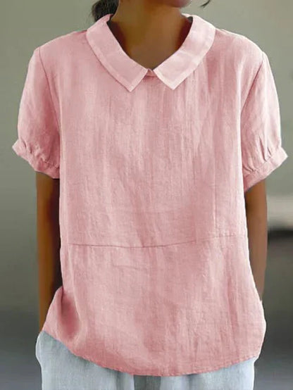 Lena | Peter Pan Collar Blouse Shirt
