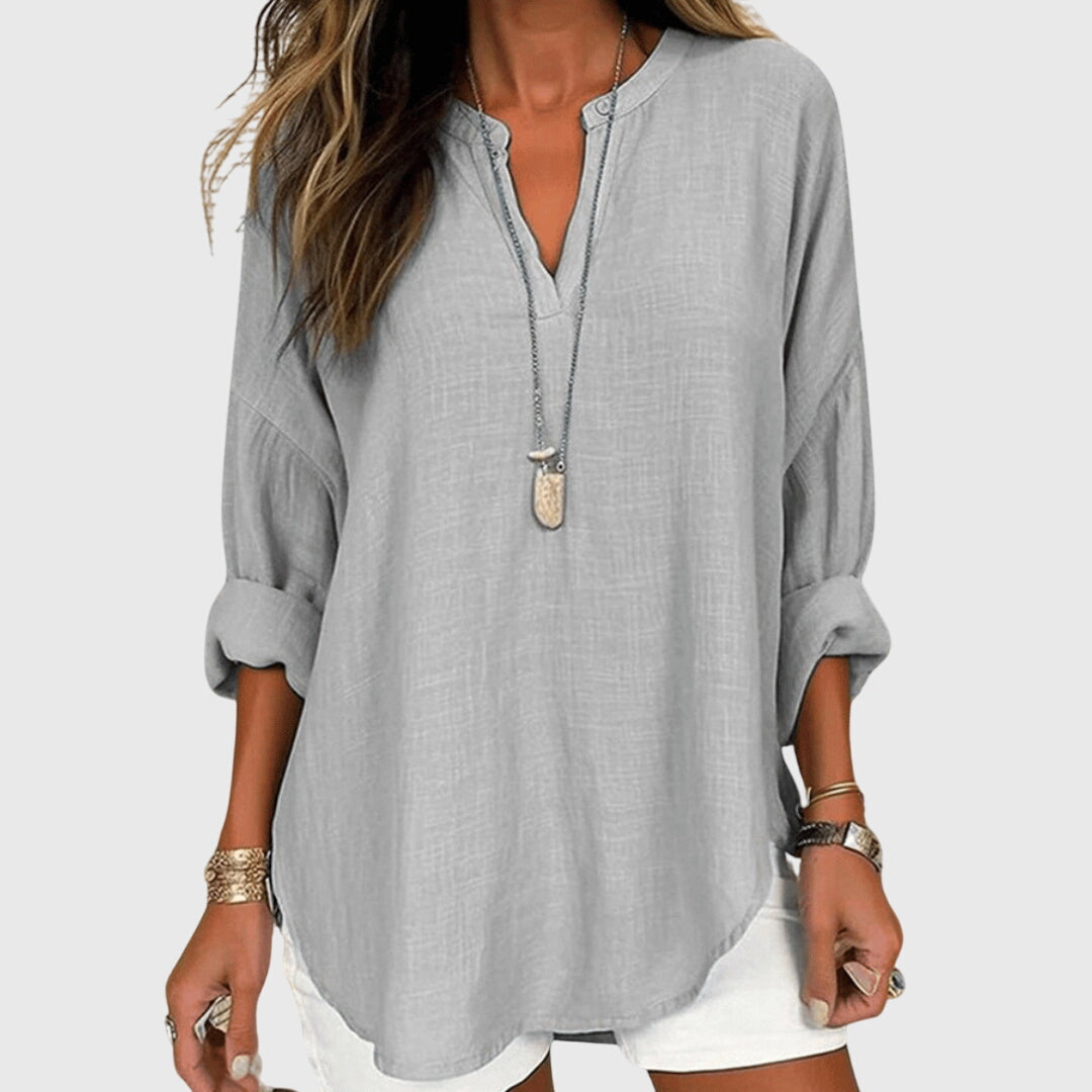 Hailey | Comfortable V-Neck Tunic Top