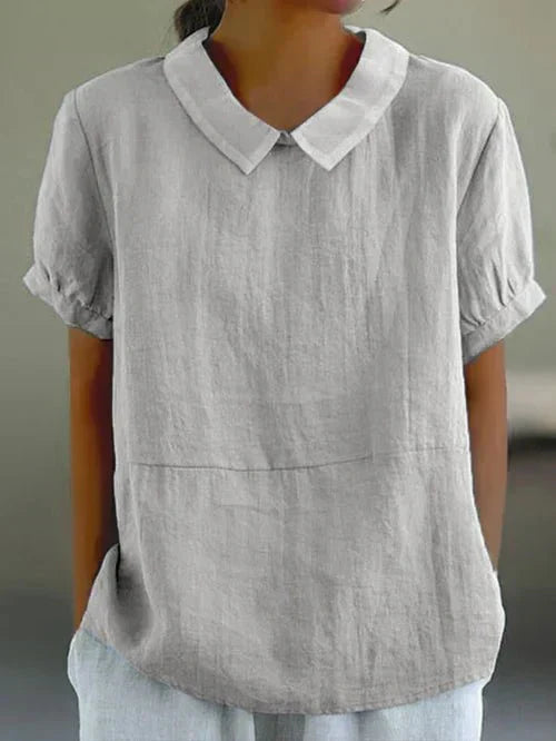 Lena | Peter Pan Collar Blouse Shirt