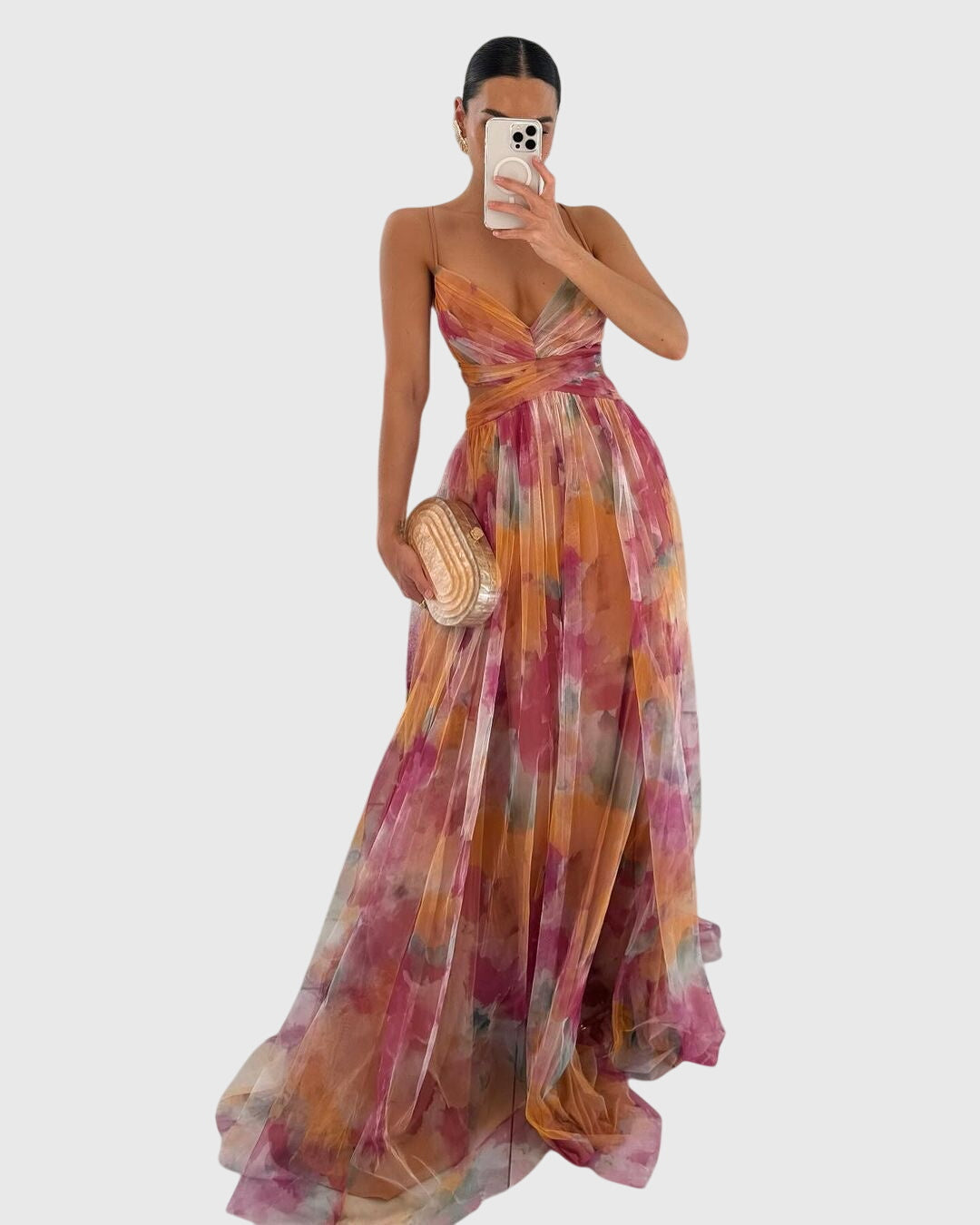 Luna | Eelegant Floral Summer Maxi Dress