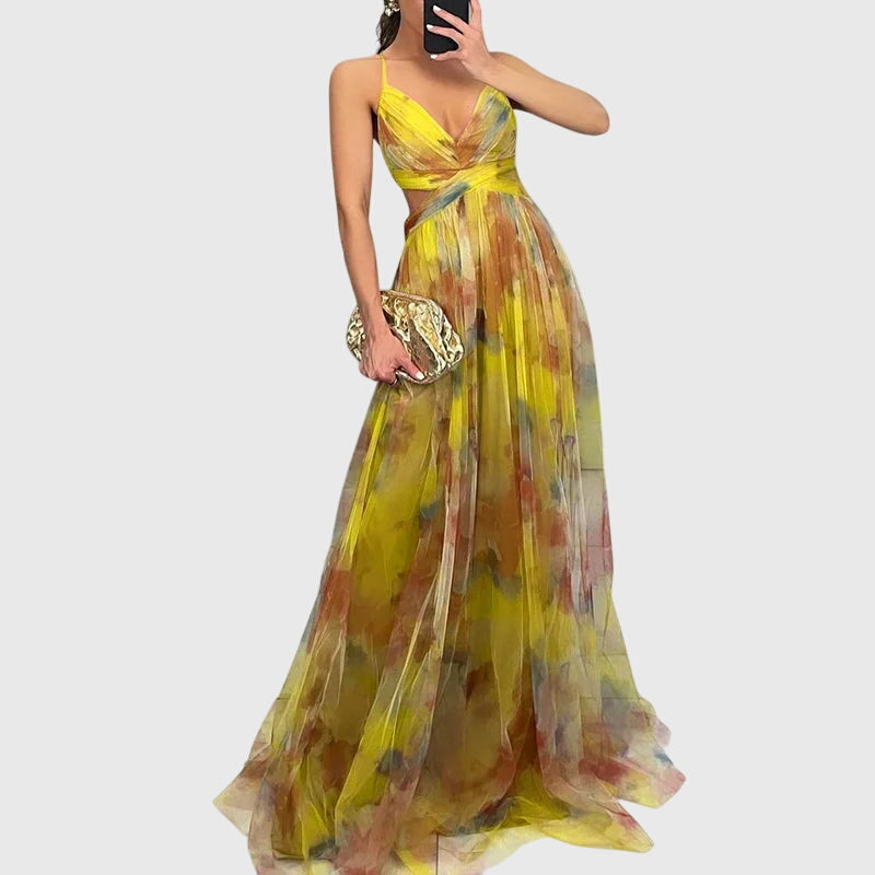 Luna | Eelegant Floral Summer Maxi Dress
