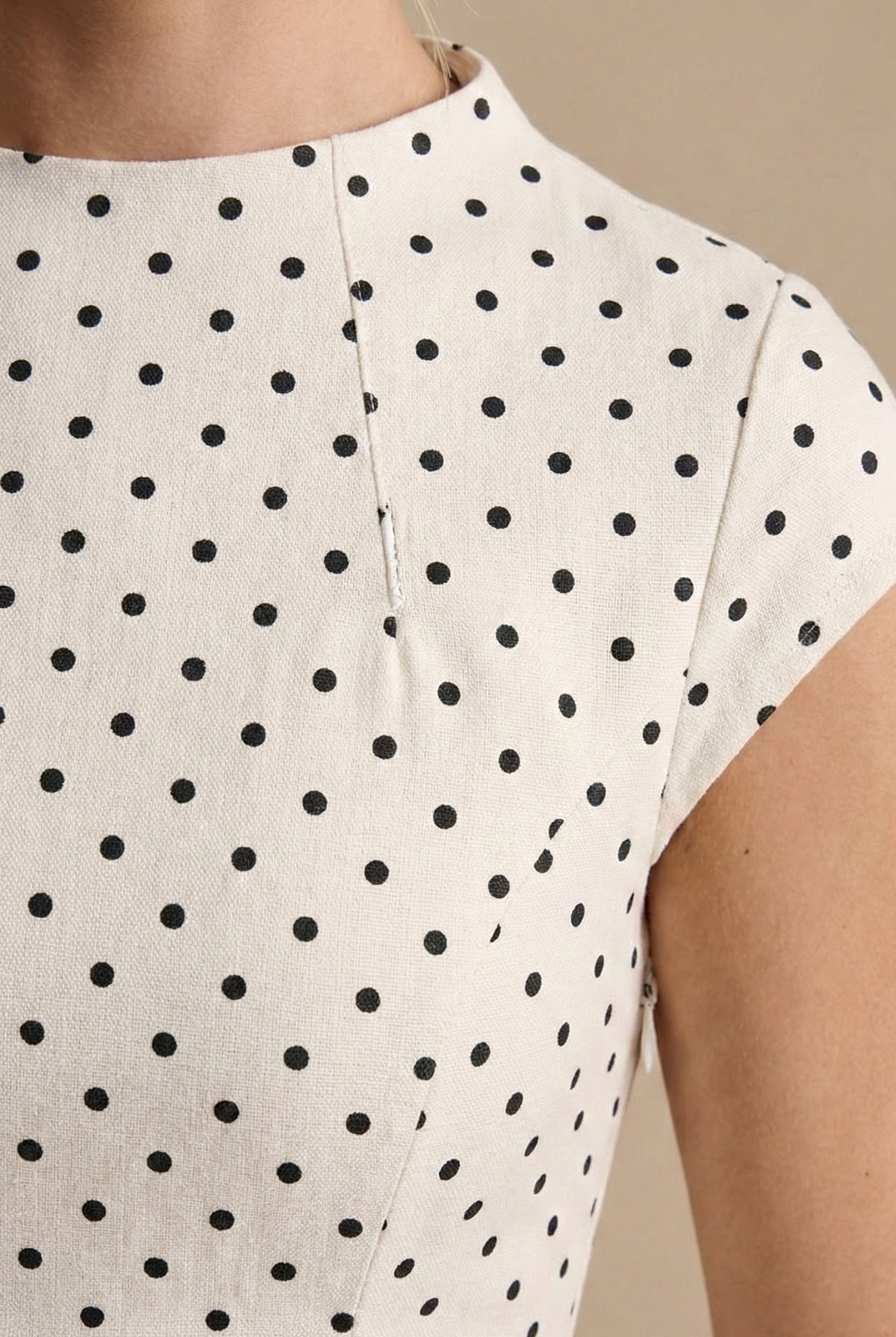 Gabrielle | Elegant Polka Dot Maxi Dress