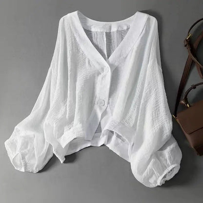 Brynn | Comfortable V-Neck Batwing Sleeve Blouse