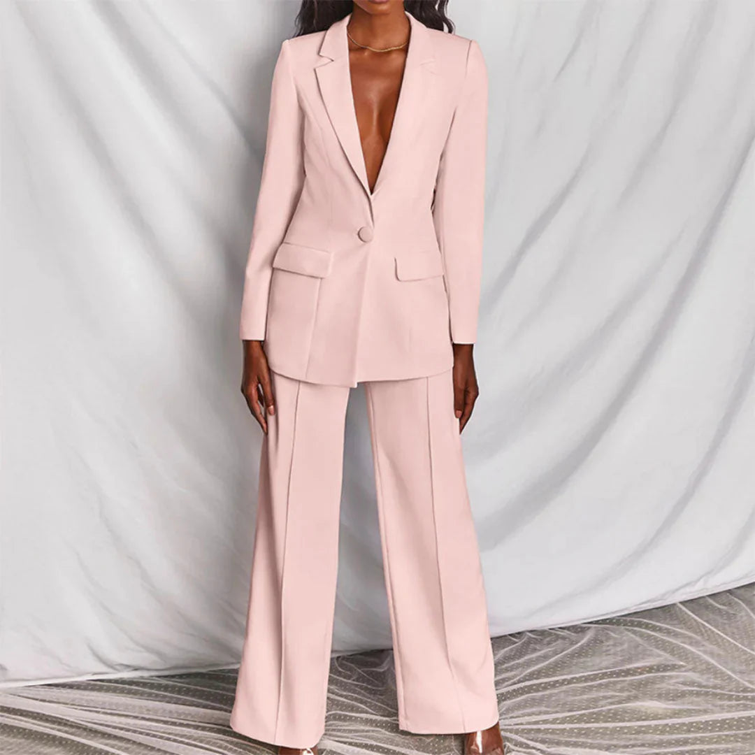 Reese | Effortless Blazer and Pants Coord Set