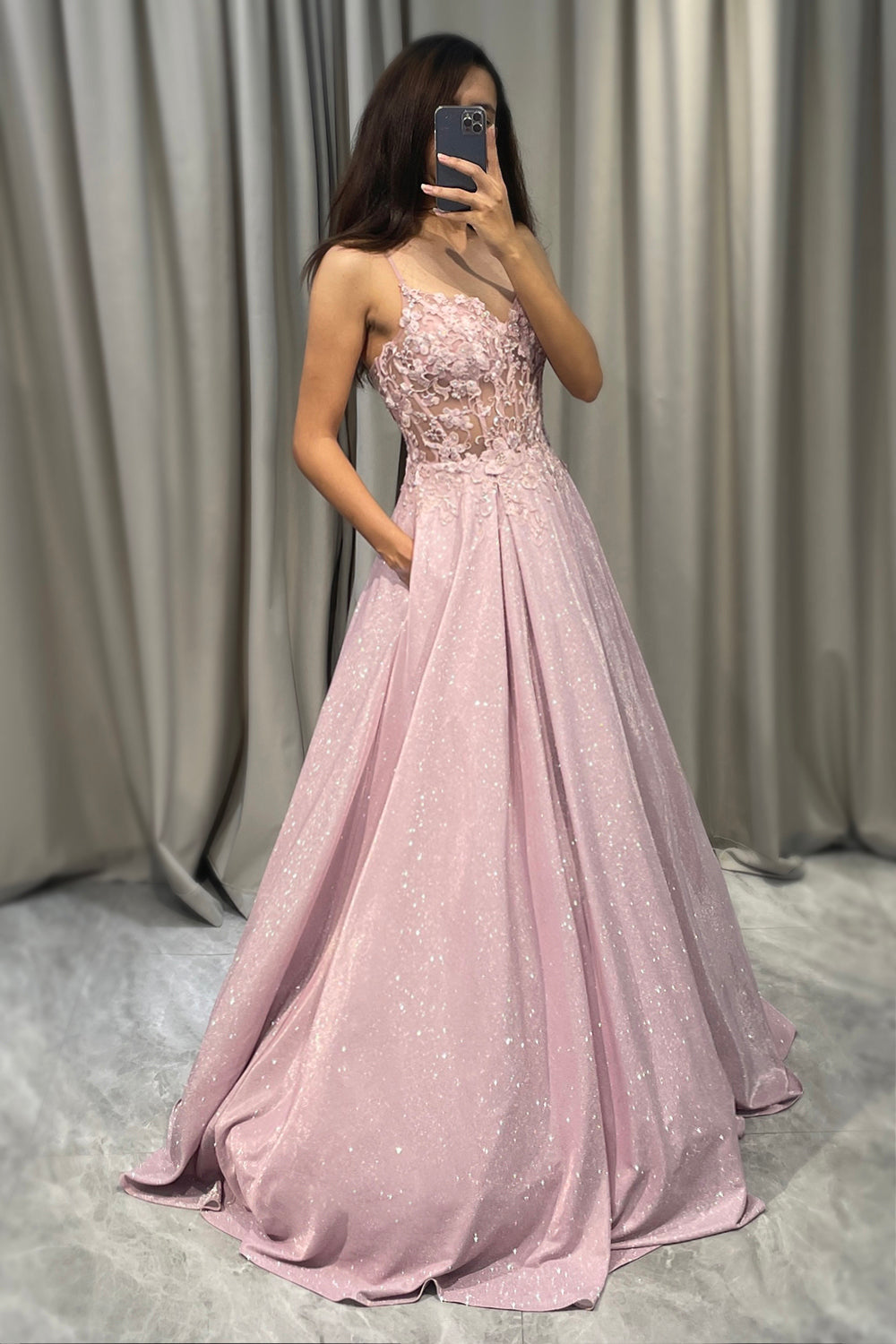 Bianca | Embellished Ball Gown Maxi Dress for Wedding Guest