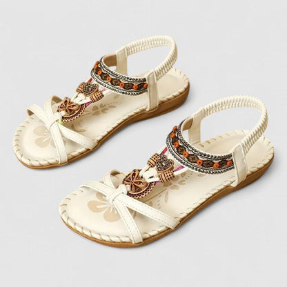Scarlett | Orthopedic Beaded Boho Flat Sandals