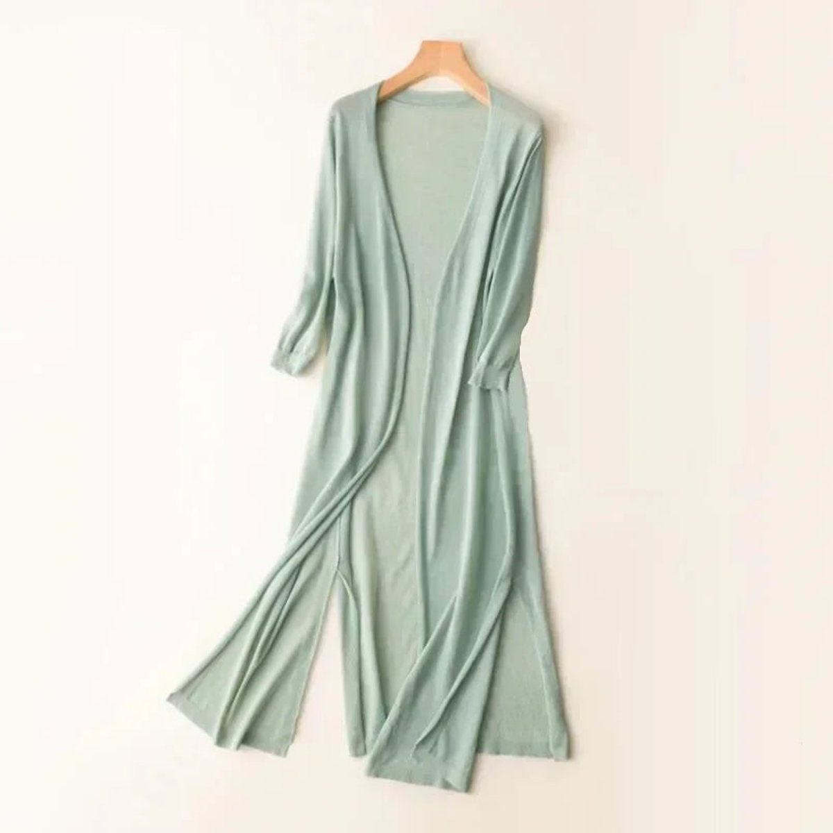 Everly | Longline Lightweight Open Front Cardigan