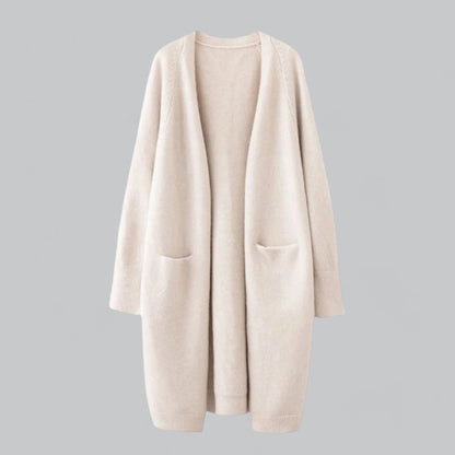 Presley | Longline Open Front Knit Cardigan