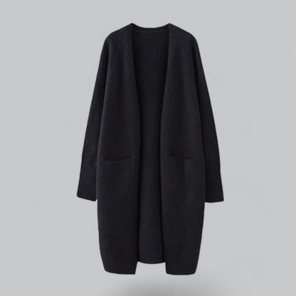 Presley | Longline Open Front Knit Cardigan