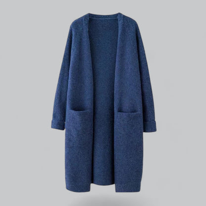 Presley | Longline Open Front Knit Cardigan