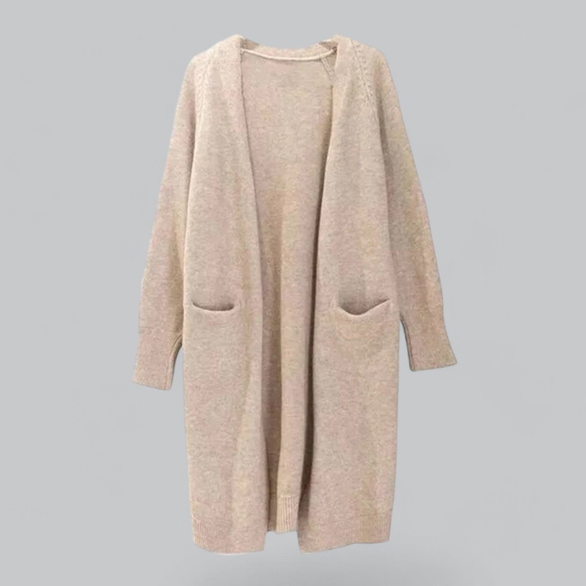 Presley | Longline Open Front Knit Cardigan