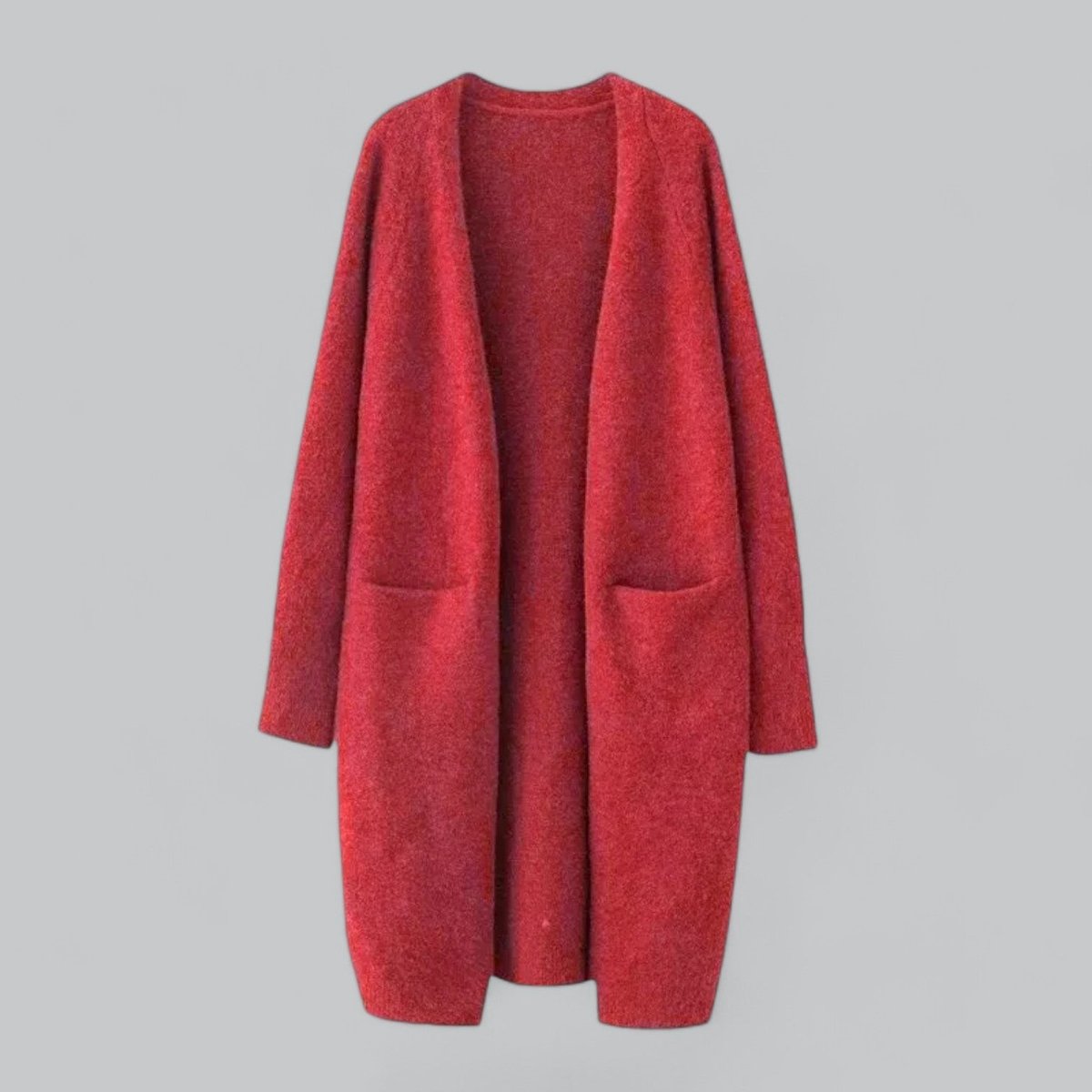 Presley | Longline Open Front Knit Cardigan