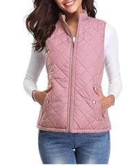 Olivia | Lightweight Quilted Zip Puffer Vest