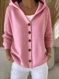 Jade | Hooded Button Front Cardigan