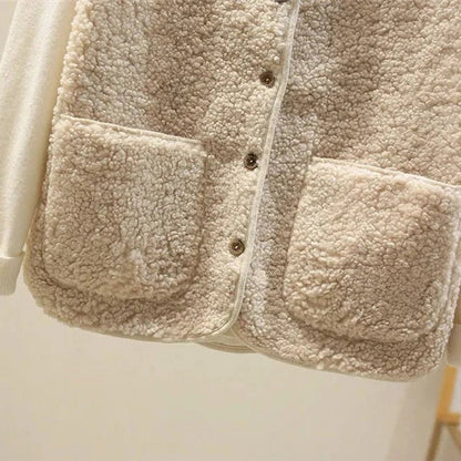Hailey | Teddy Sherpa Button Front Vest