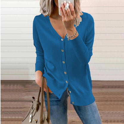 Kinsley | V Neck Knit Cardigan