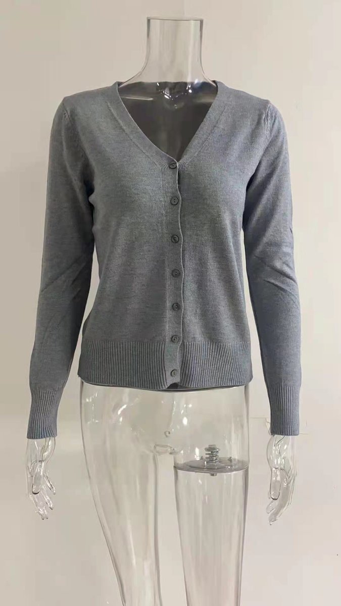 Kinsley | V Neck Knit Cardigan